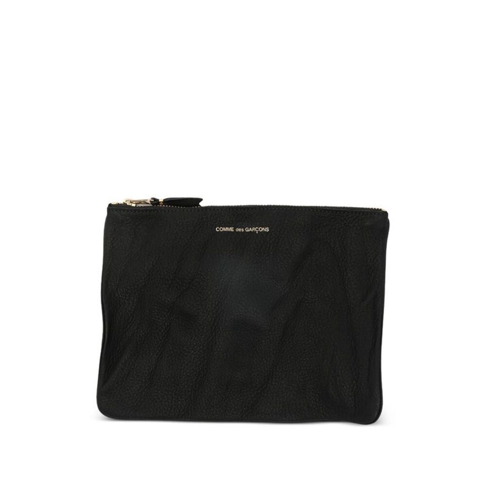 Washed Leather Wallet With Zip Women